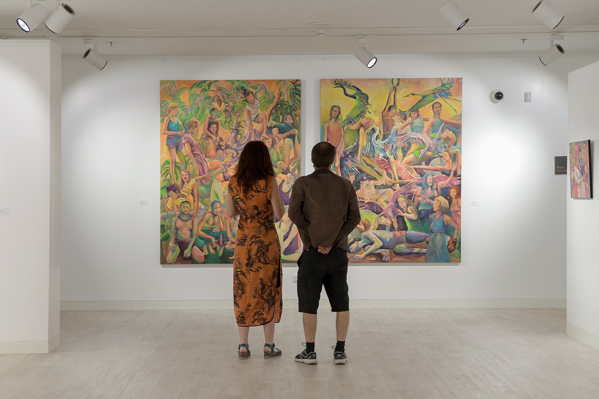 As Mulheres Pássaro, original Paisaje Petróleo Pintura de Daniela  Reis