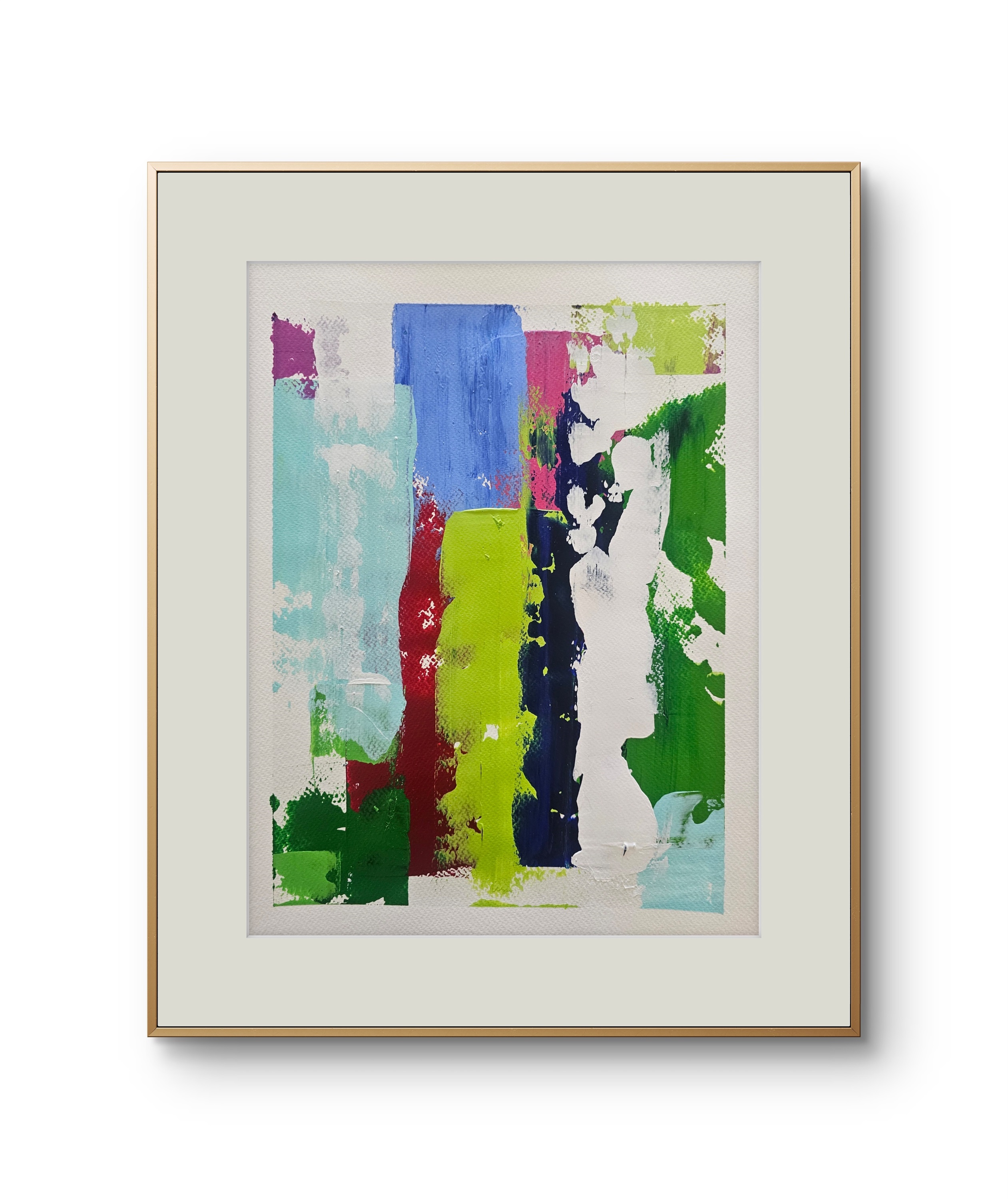 Resquícios Série VI nº4, original Woman Acrylic Painting by Ana Marlene Lima