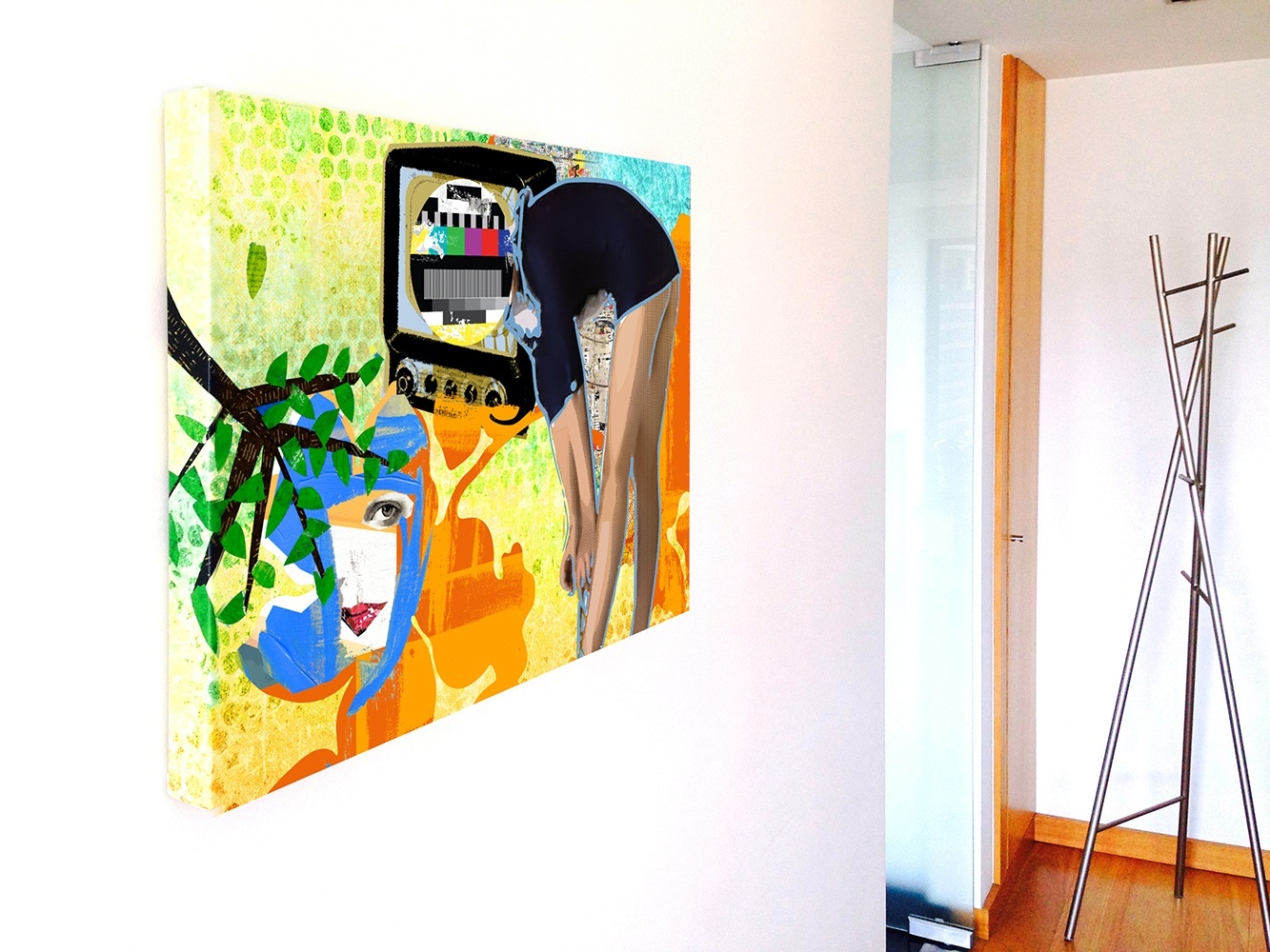 Perception (On & Off), original Corps Collage Dessin et illustration par Maria João Faustino