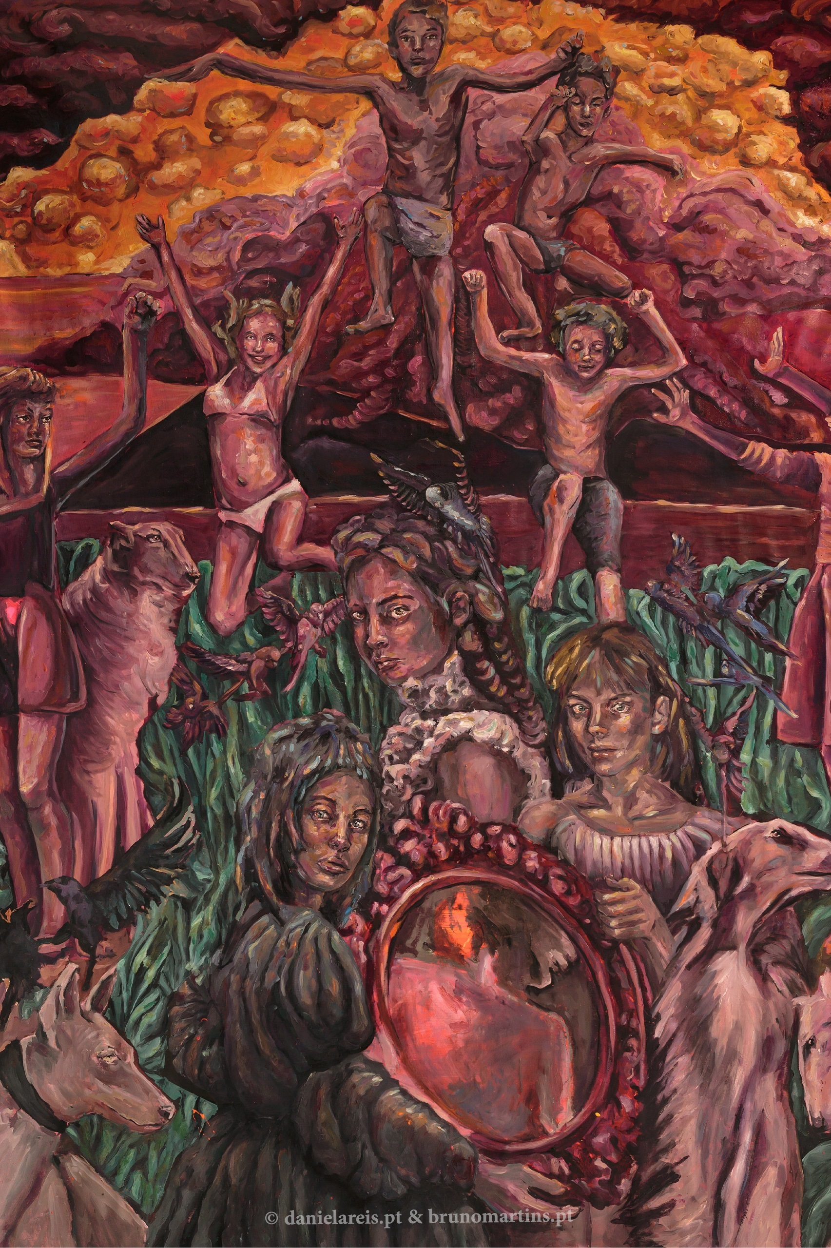 O Amante do Vulcão, original Paisaje Petróleo Pintura de Daniela  Reis