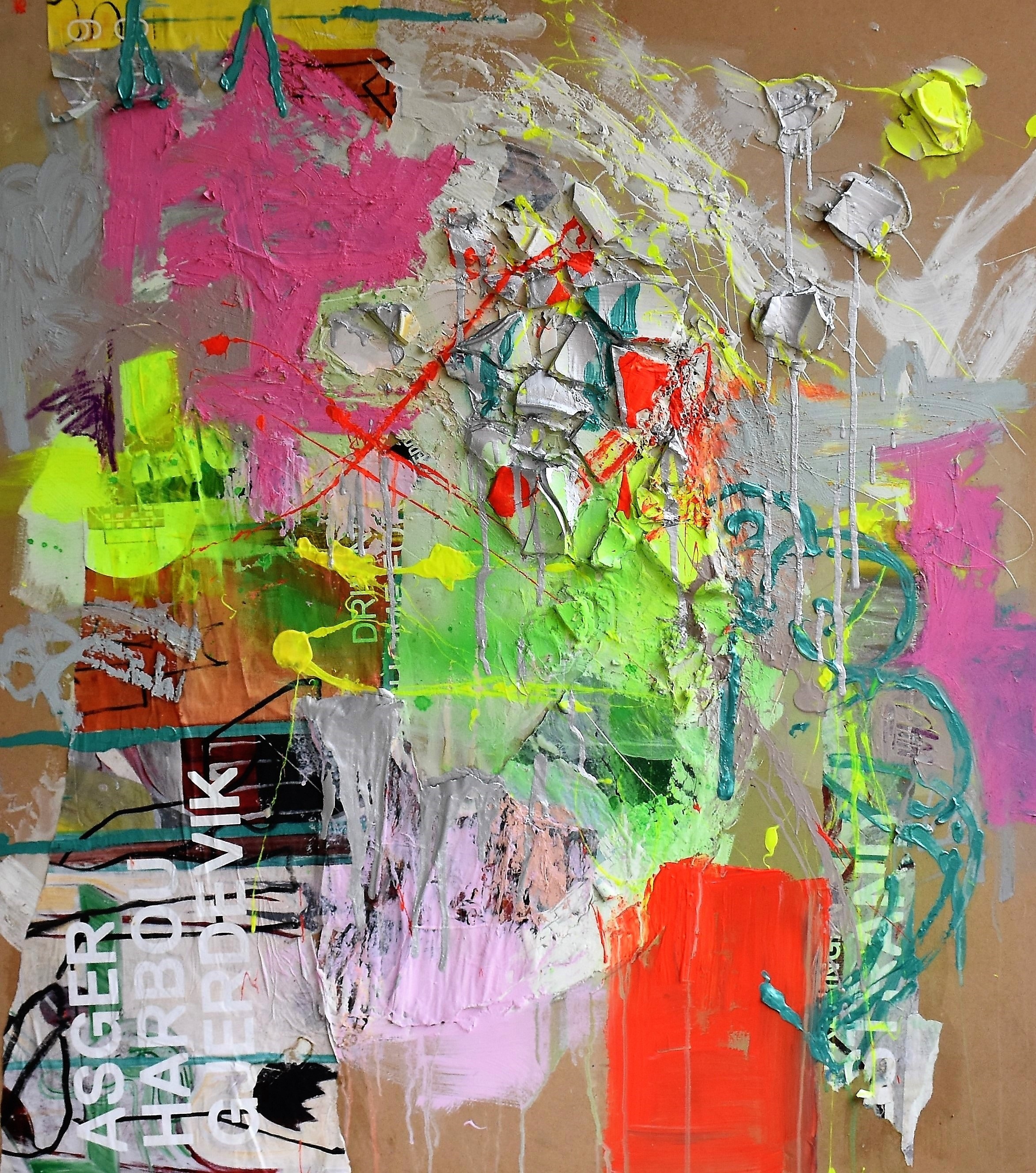 The Other Alf # II, original Animaux Technique mixte La peinture par ELISA DA COSTA