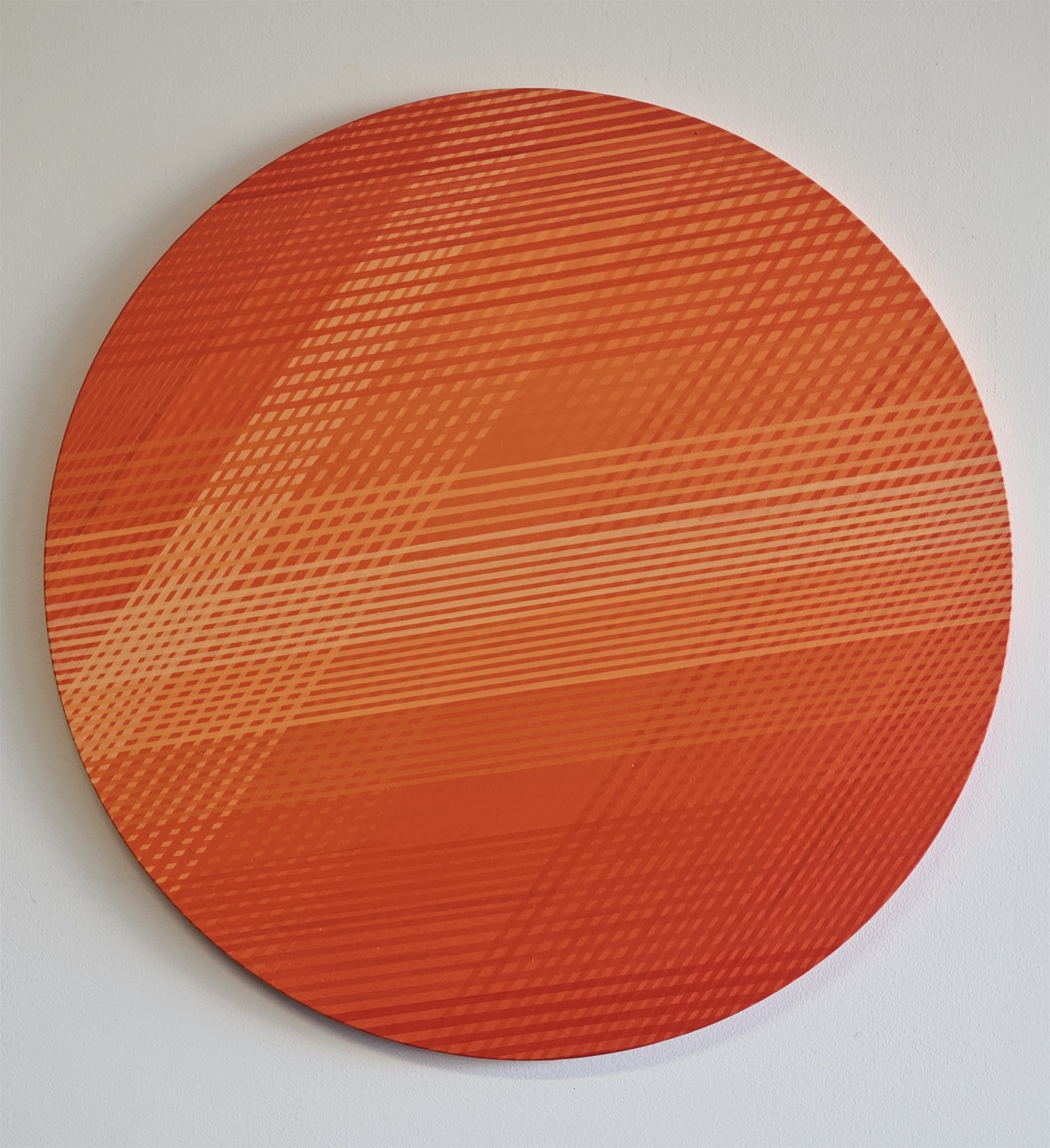 Rapsódia em Laranja, original Portrait Acrylic Painting by Ana Marlene Lima