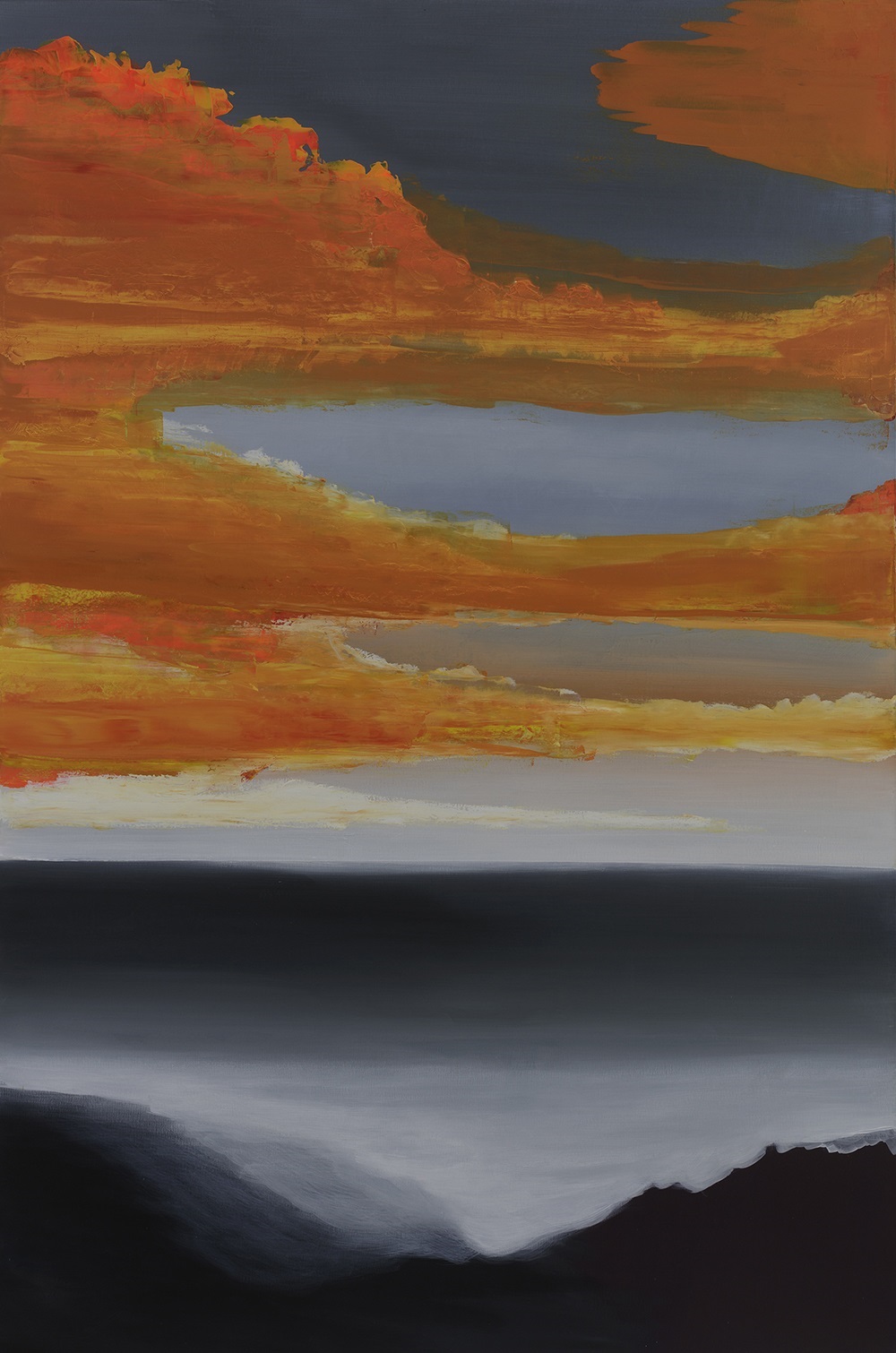 OP. 7, original Portrait Acrylic Painting by Paulo Ponte