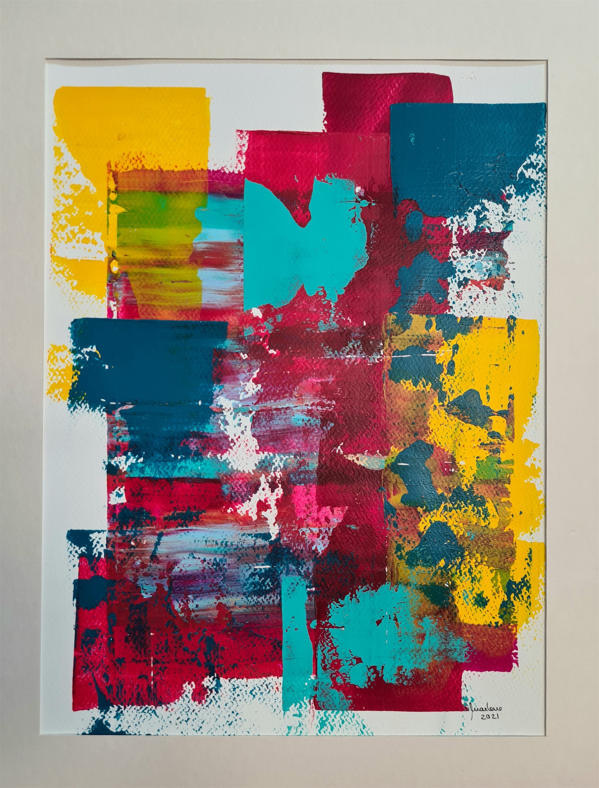 Resquícios nº6, original Woman Acrylic Painting by Ana Marlene Lima