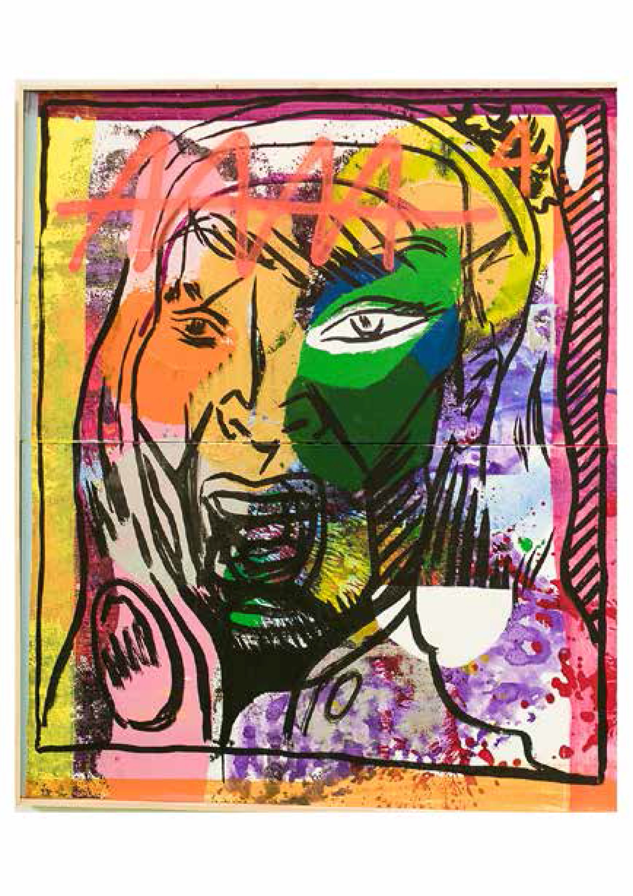 Black Mamba 40, Pintura Acrílico Vanguarda original por Francisco Vidal