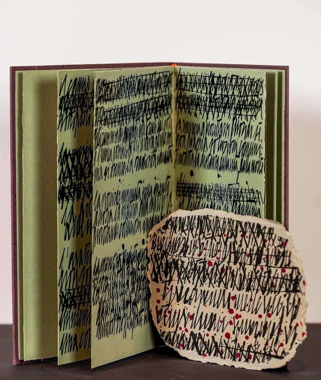 Il pensiero tradotto in un’astrazione cromatica, original Abstract Mixed Technique Drawing and Illustration by Giancarlo  Pavanello