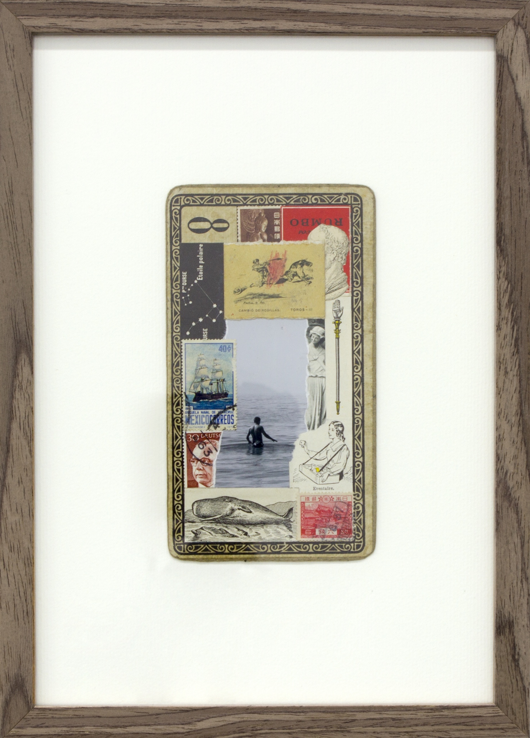 De lo proprio y lo ajeno 7, original Cuerpo Collage Dibujo e Ilustración de Ramón Peralta