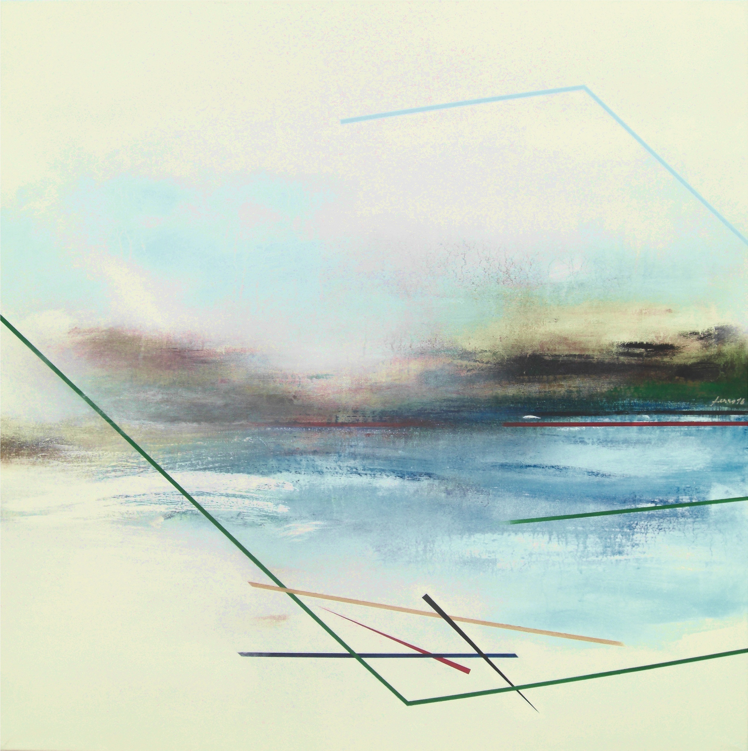 “Peregrinando IX”, original Paisaje Acrílico Pintura de Francisco Ferro