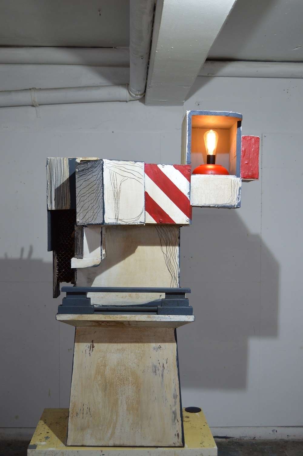 Farol, original Religion Métal Sculpture par Gabriel Garcia