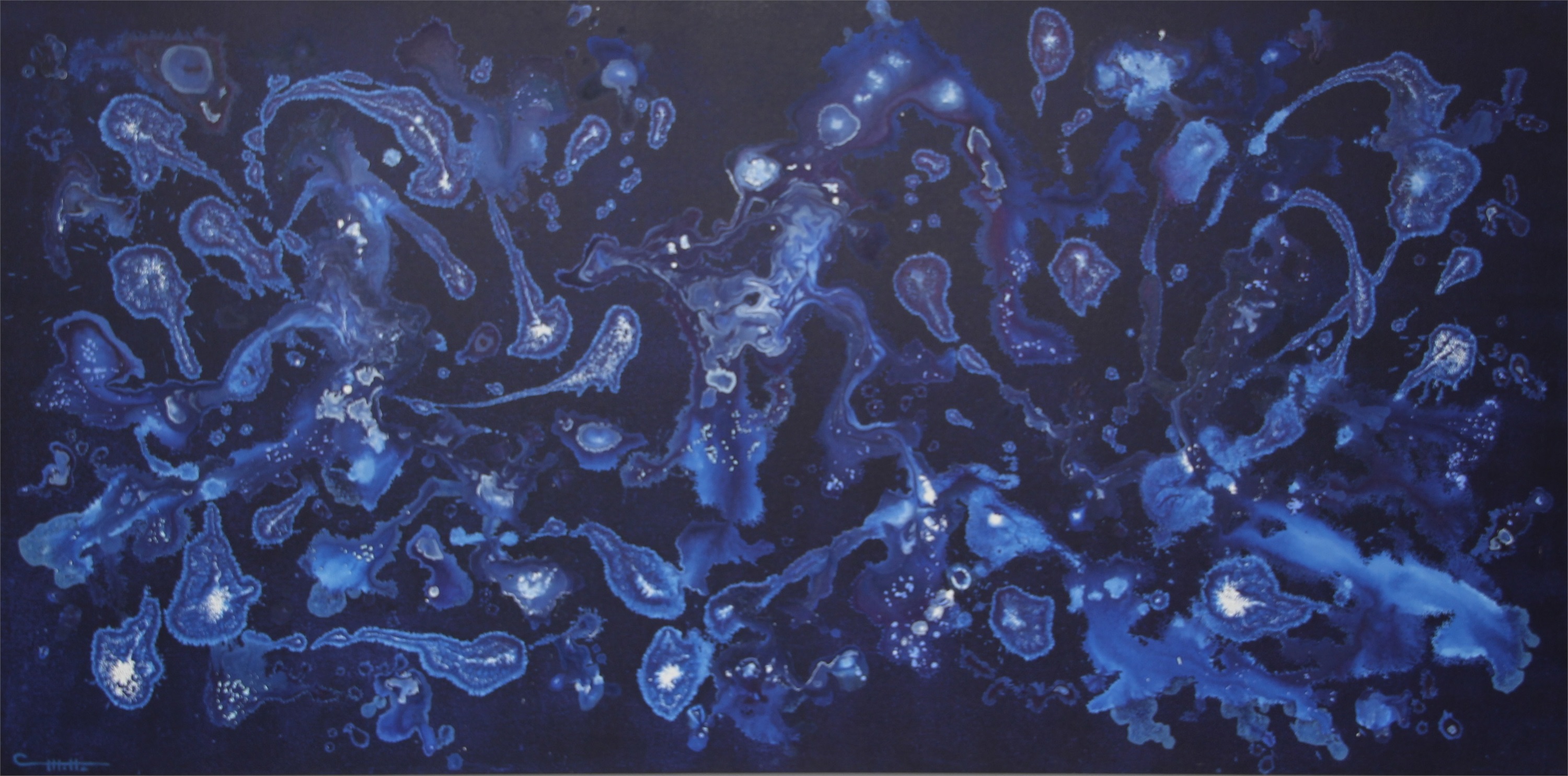 Abissal, original Minimaliste Acrylique La peinture par Carlos Augusto Motta