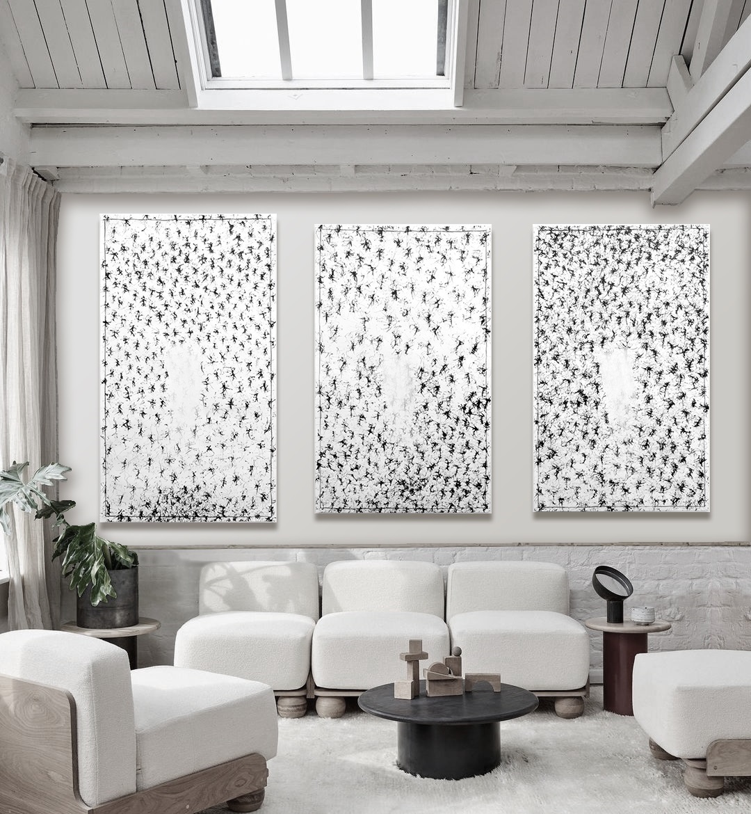 Gammes Automne 23  -  02, original Woman Paper Painting by Benoit Singy Painter