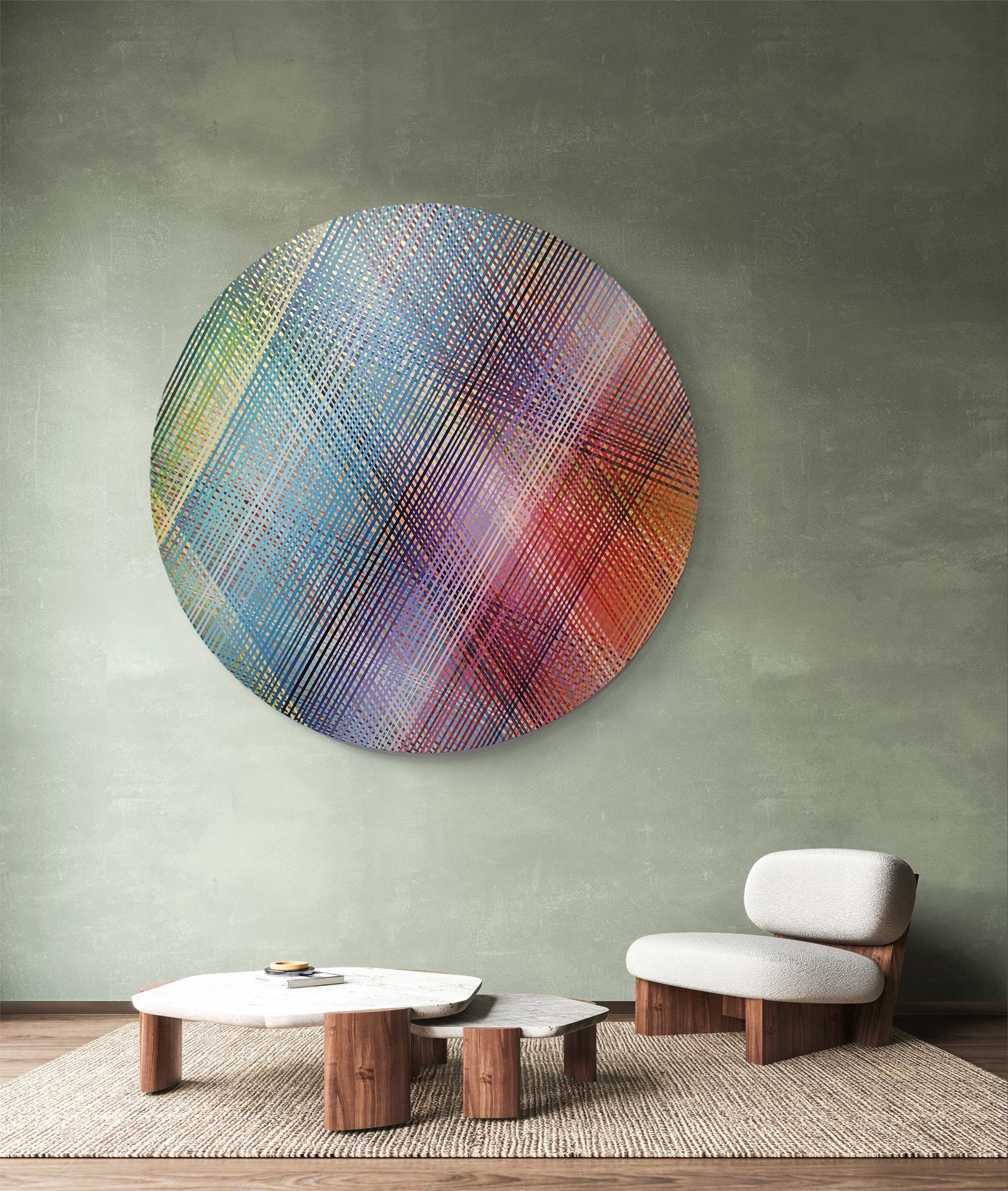 Toccata, original Minimalist Acrylic Painting by Ana Marlene Lima