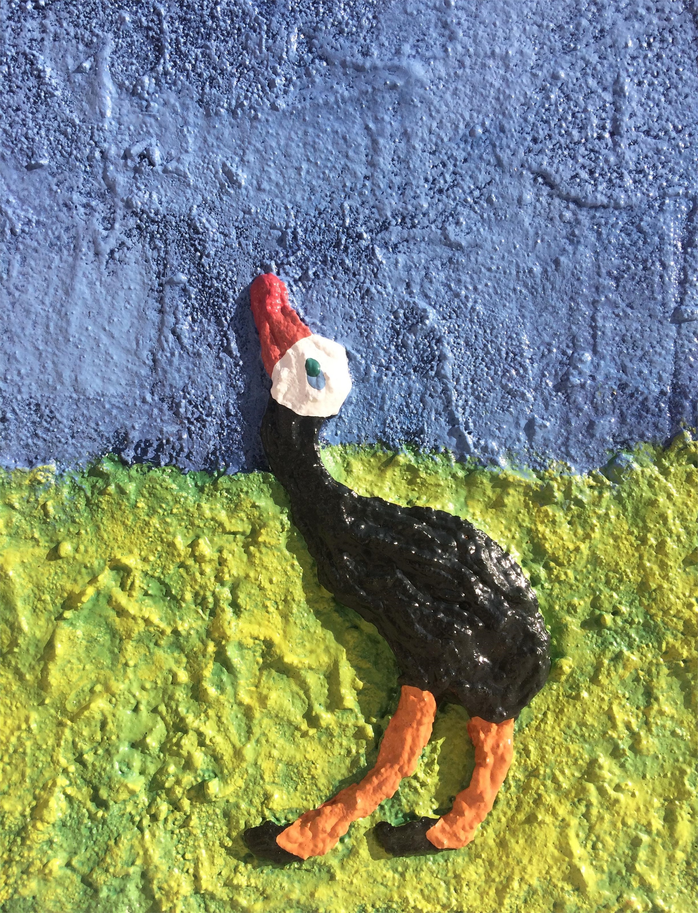 "Eu olho por ti", original Abstract Acrylic Painting by Hugo Castilho