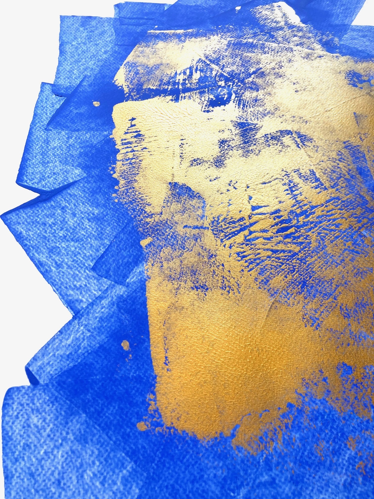 Imprint #2, original Portrait Acrylique La peinture par Nina  Onaur