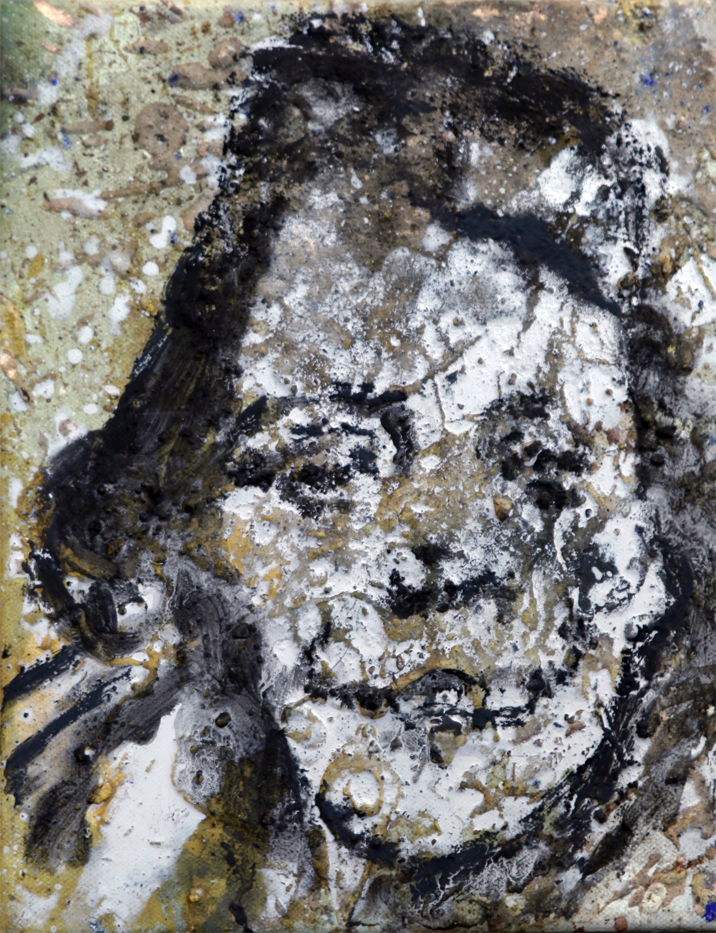 Tiago, original Retrato Lona Pintura de Alexandre Rola