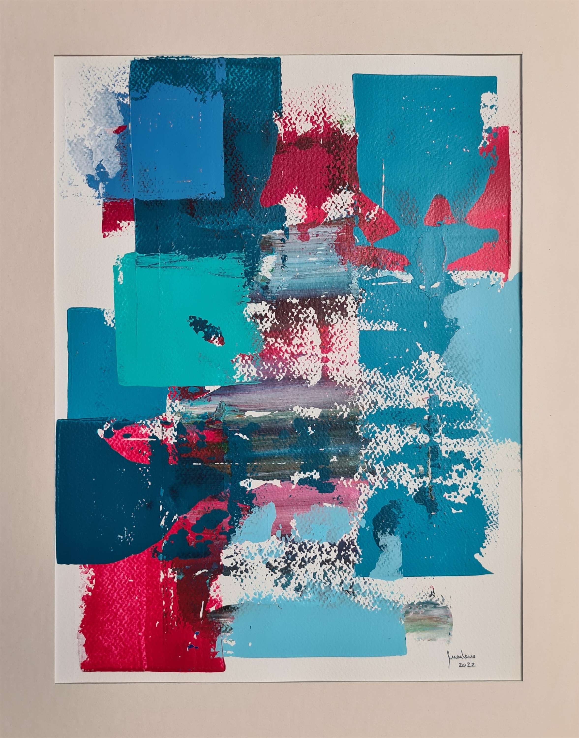 Resquícios nº15, original Woman Acrylic Painting by Ana Marlene Lima