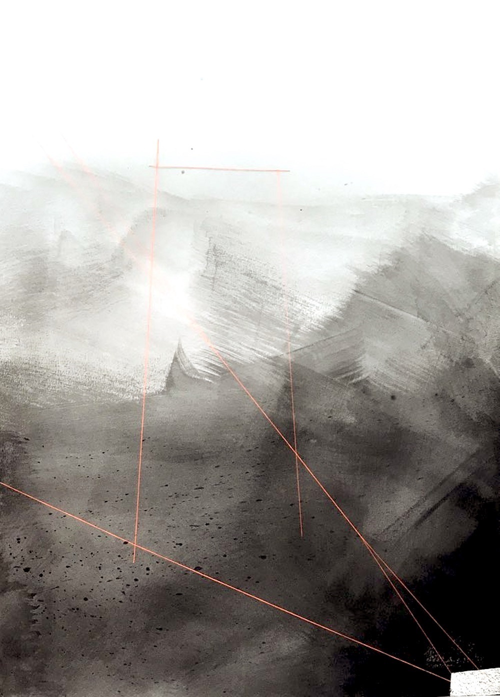 Pirilampo de Pedra #4, original Avant-Garde Acrylic Painting by Ana Bonifácio