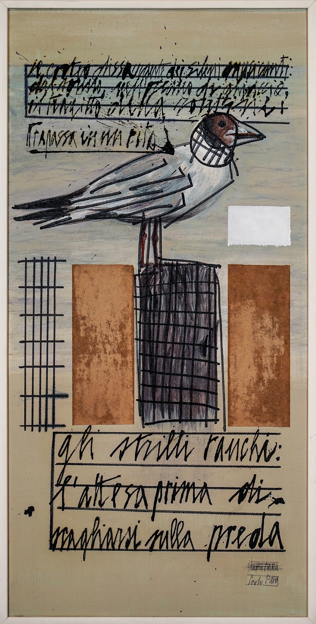 L'imporponibilitá dell'isperrea, original Abstract Acrylic Painting by Giancarlo  Pavanello