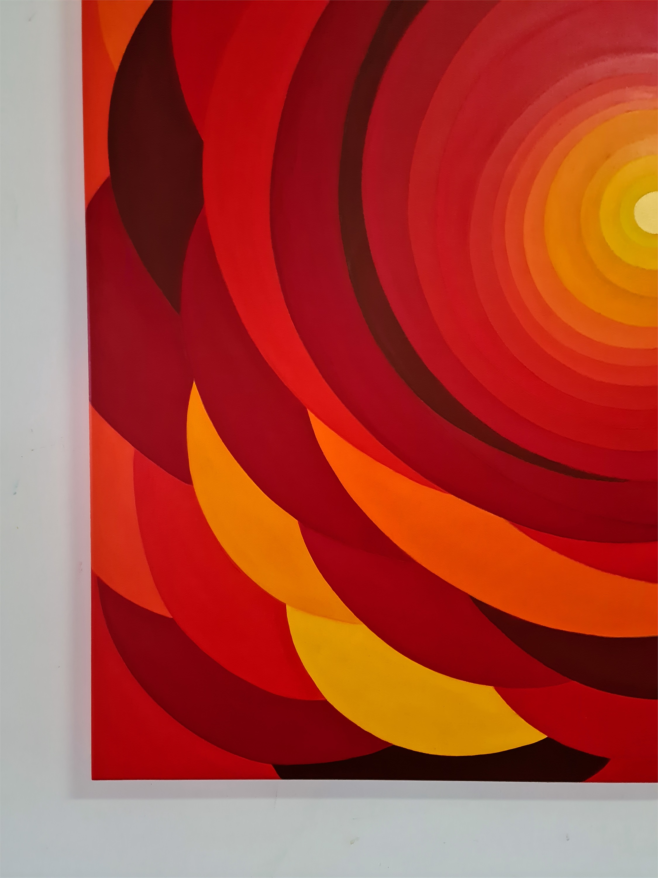 Bola de Fogo, original Portrait Acrylique La peinture par Ana Marlene Lima