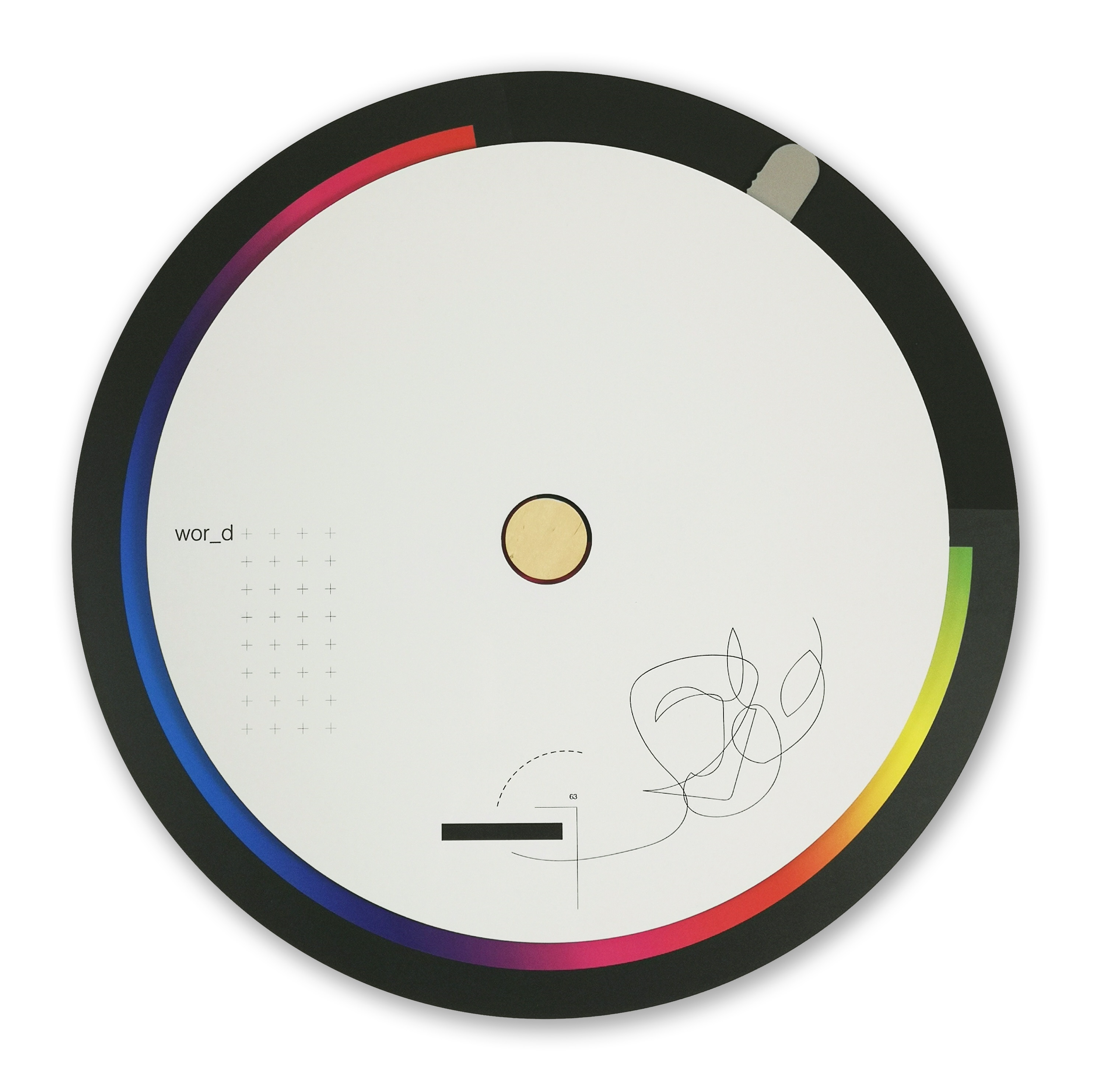 Wo_ld #3, original Abstract Mixed Technique Sculpture by Acácio  Viegas