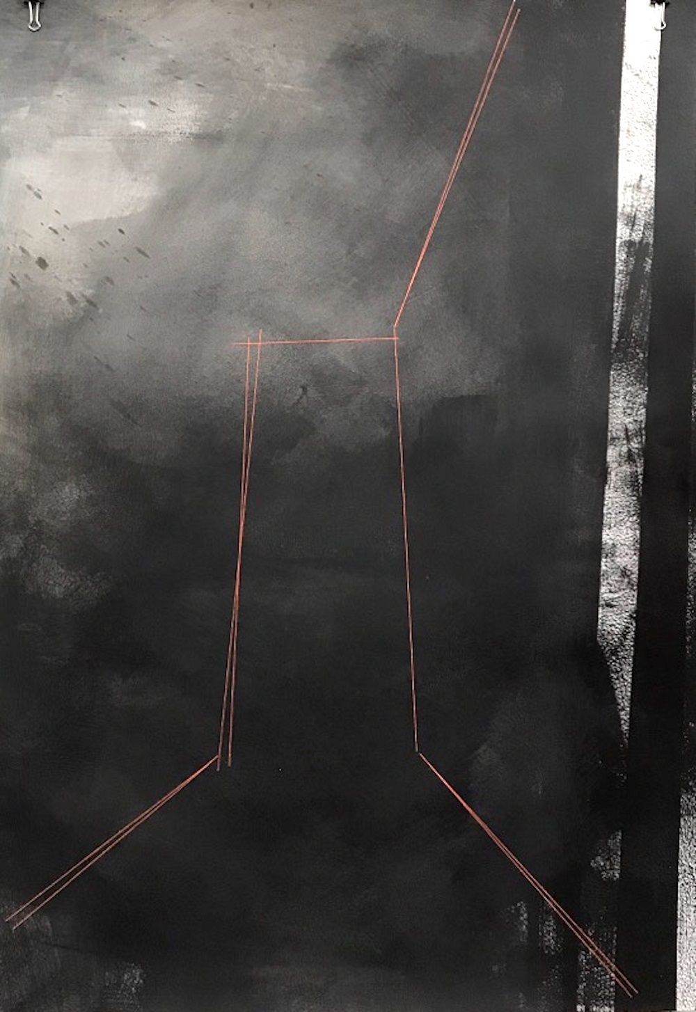 Pirilampo de Pedra #5, original Avant-Garde Acrylic Painting by Ana Bonifácio