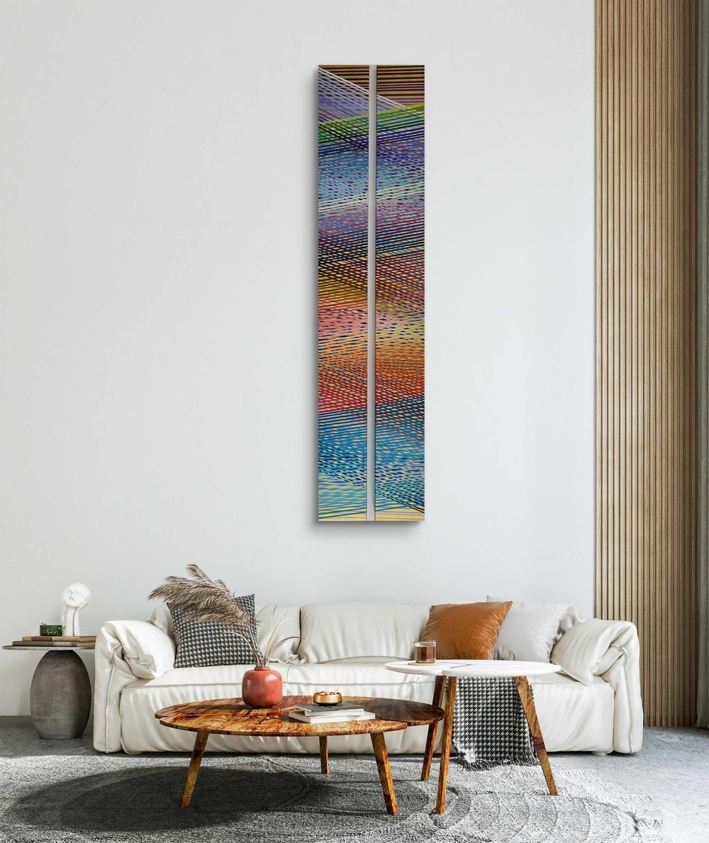 Rubato, original Minimalist Canvas Painting by Ana Marlene Lima