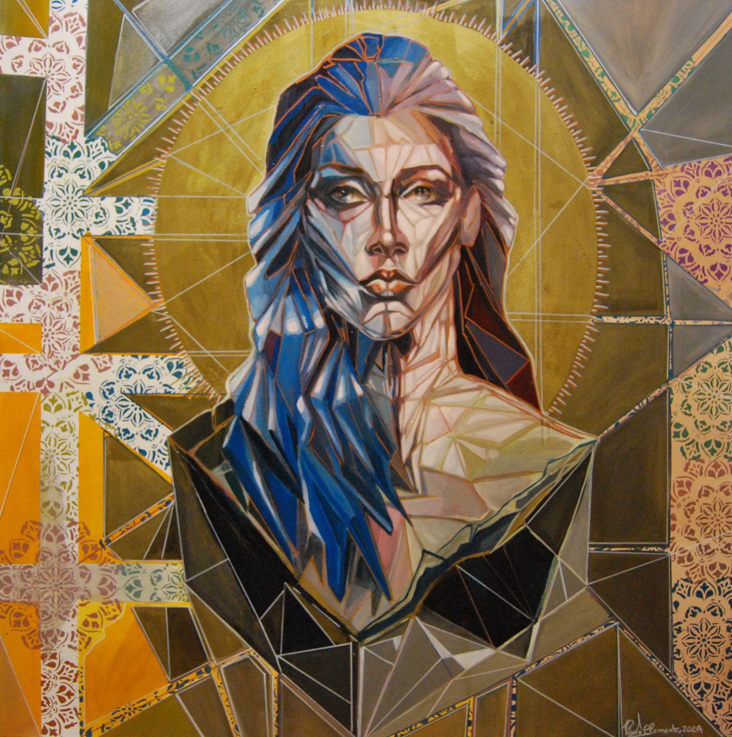 Mulher , original Paysage Pétrole La peinture par Vânia Clemente Ferreiro