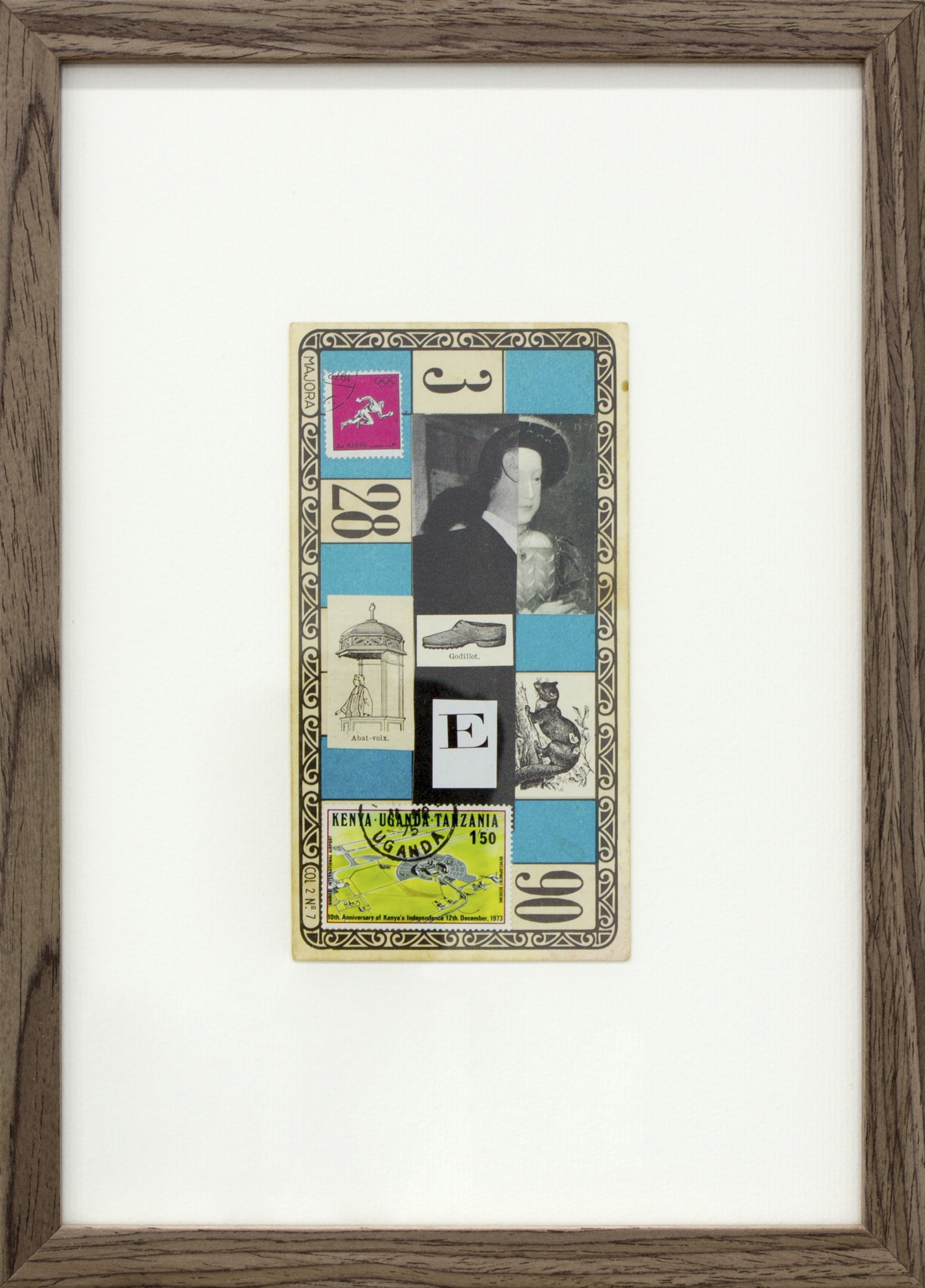 De lo proprio y lo ajeno 4, original Animales Collage Dibujo e Ilustración de Ramón Peralta