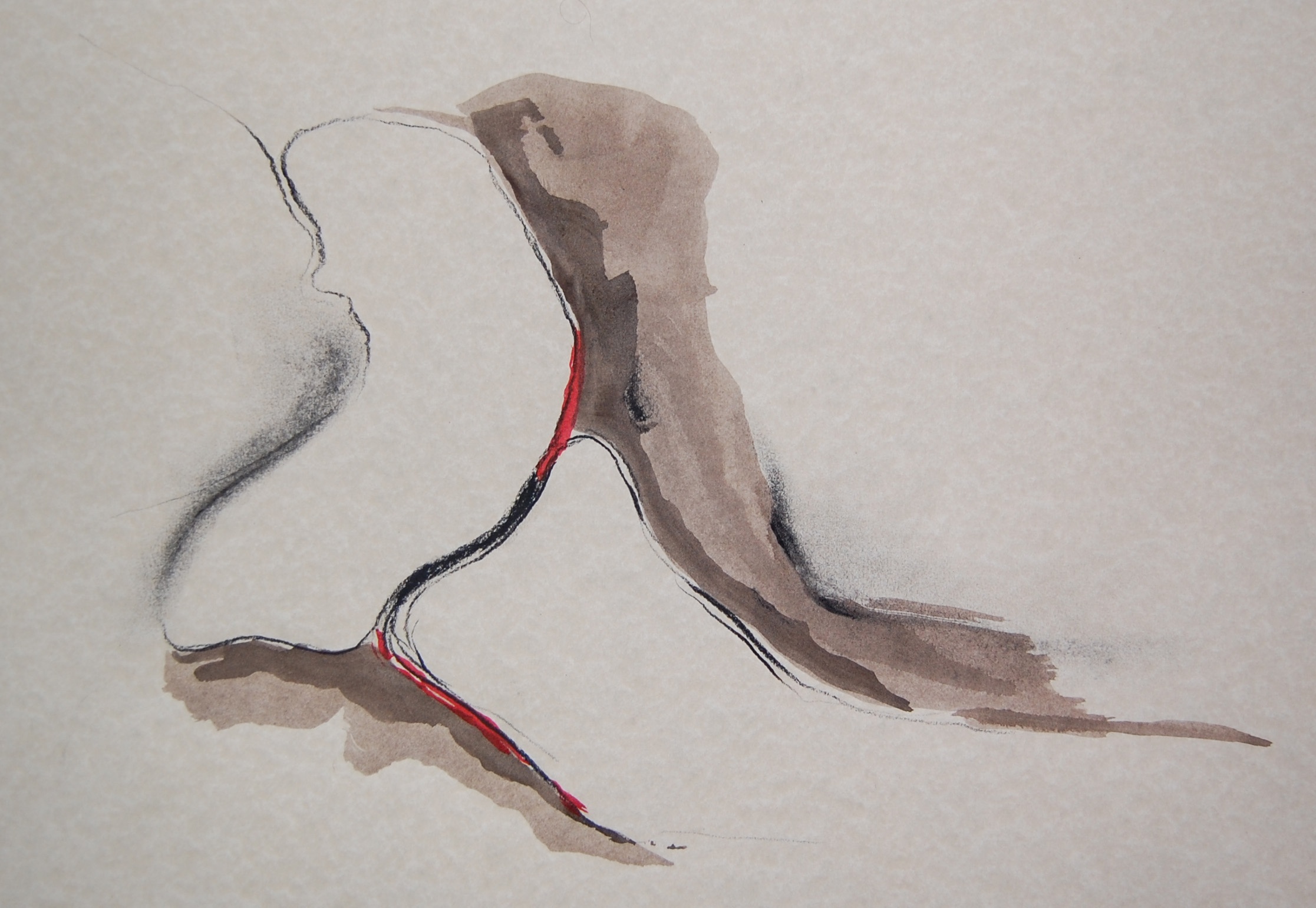 Perfume_4, original Abstract Ink Painting by Paulo Canilhas