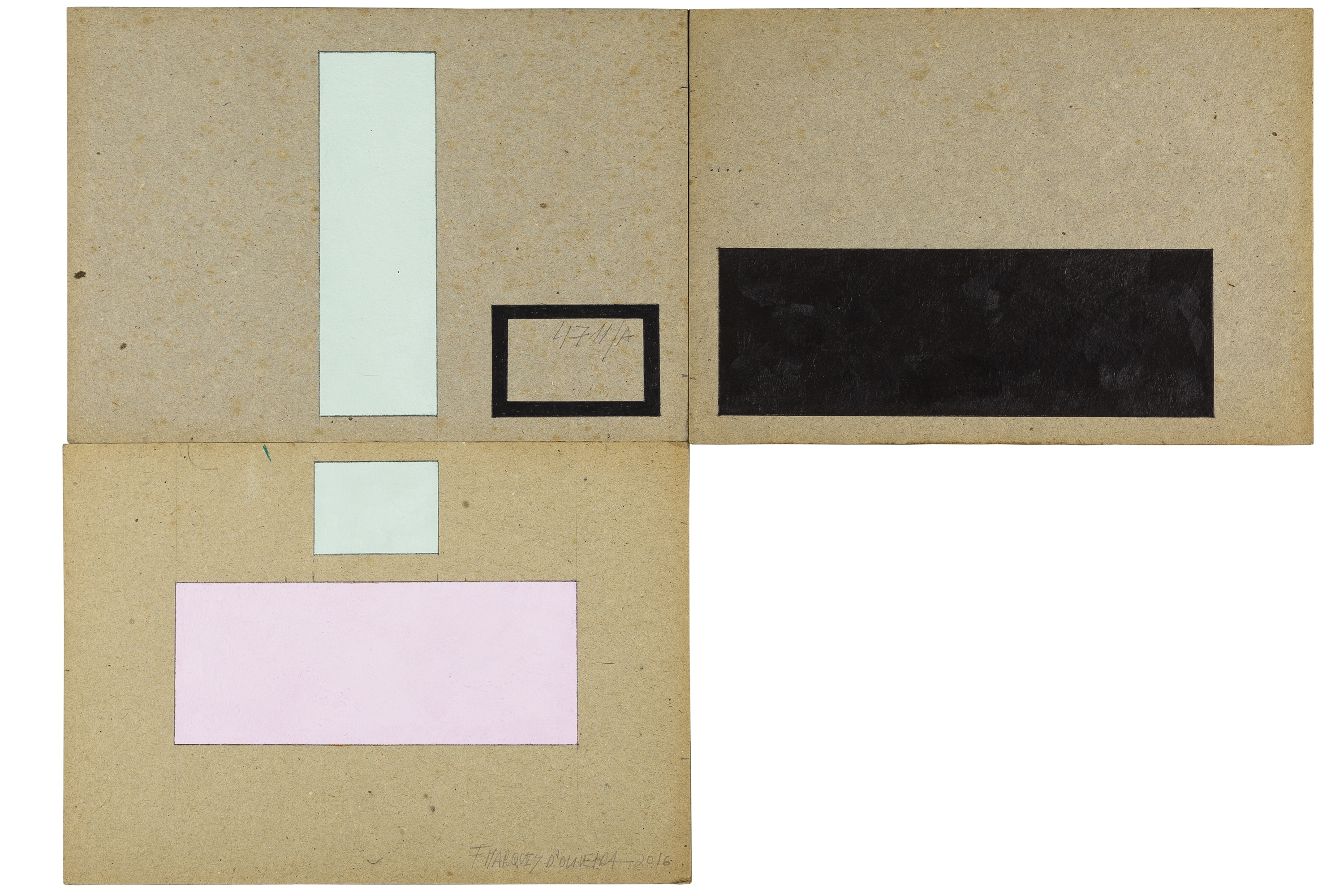 Untitled, original Resumen Acrílico Pintura de Fernando Marques de Oliveira