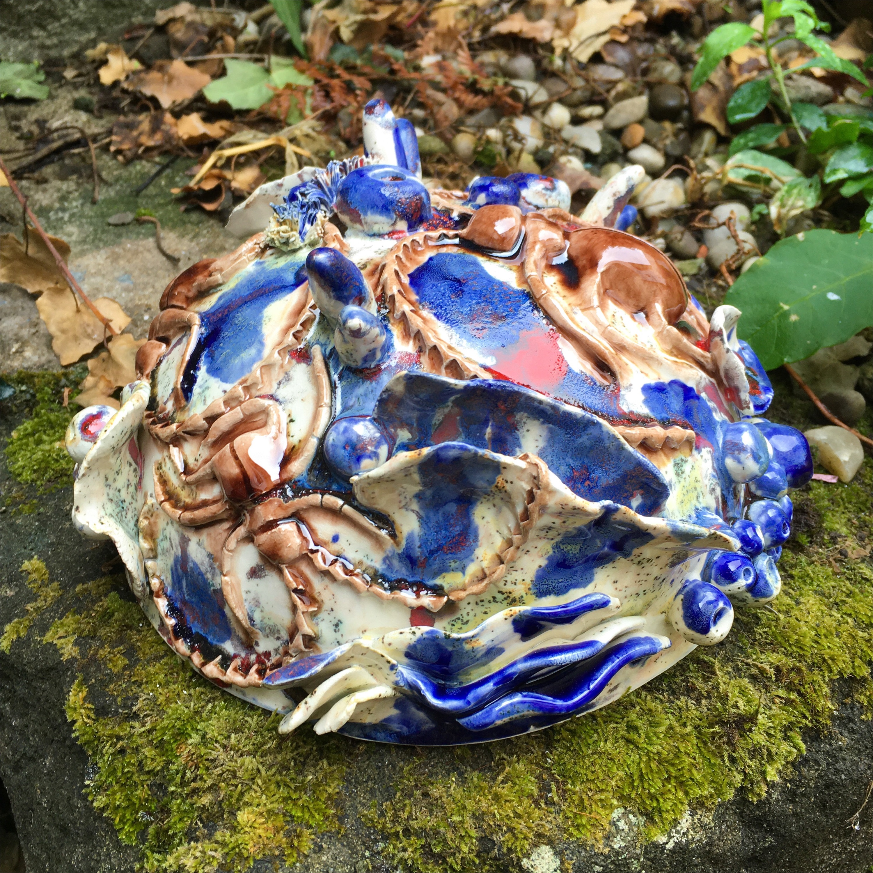 Cerambyx Cerdo, Escultura Cerâmica Figura Humana original por Mariana Jerónimo