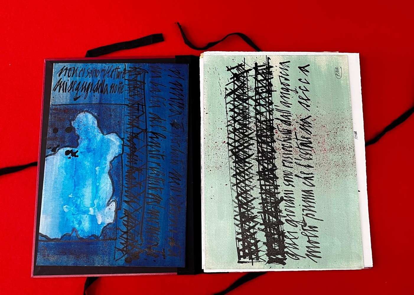 Cartella N , original Geométrico Técnica Mixta Dibujo e Ilustración de Giancarlo  Pavanello