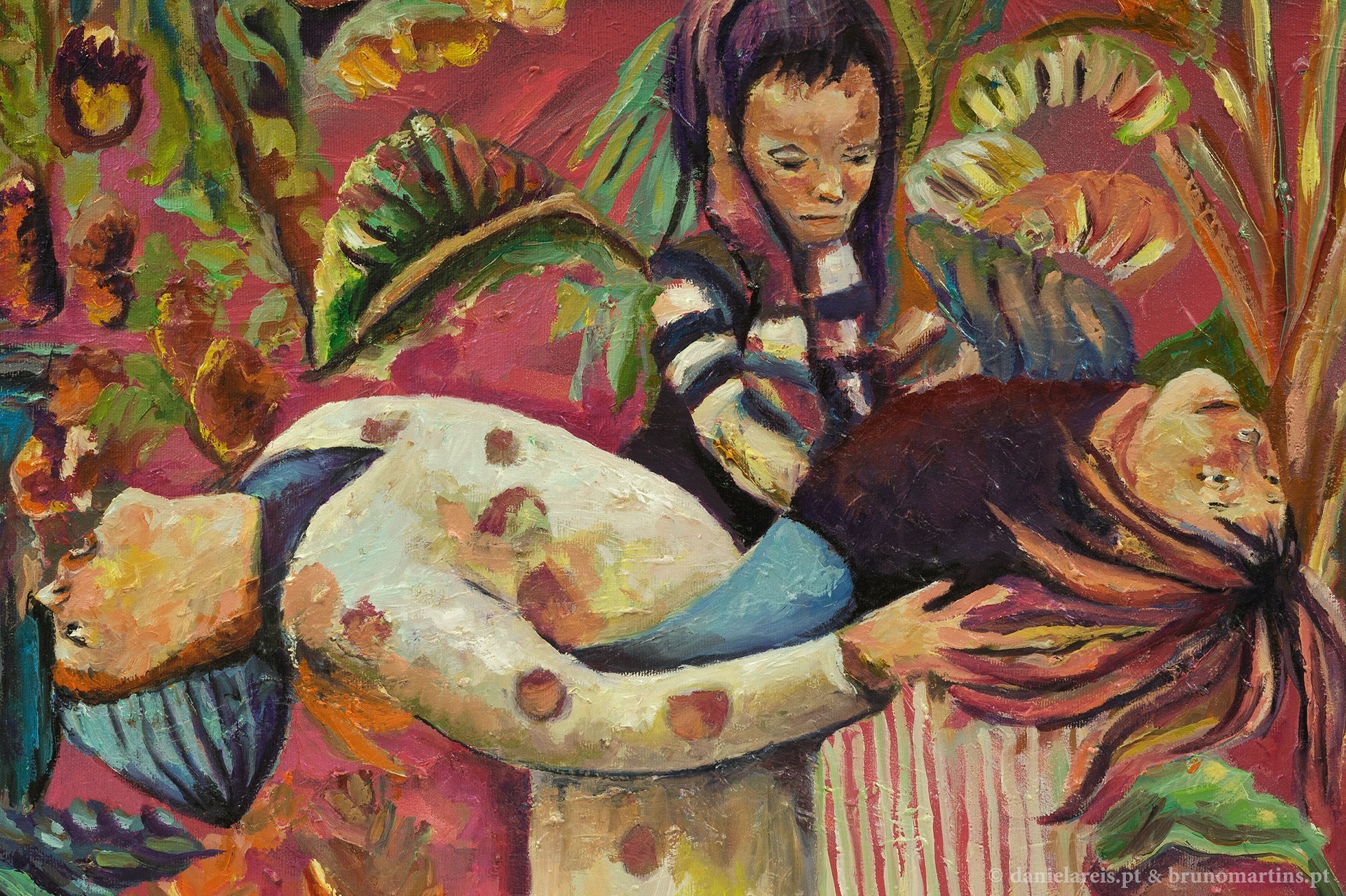 A incrível vida dos escaravelhos, original Landscape Oil Painting by Daniela  Reis