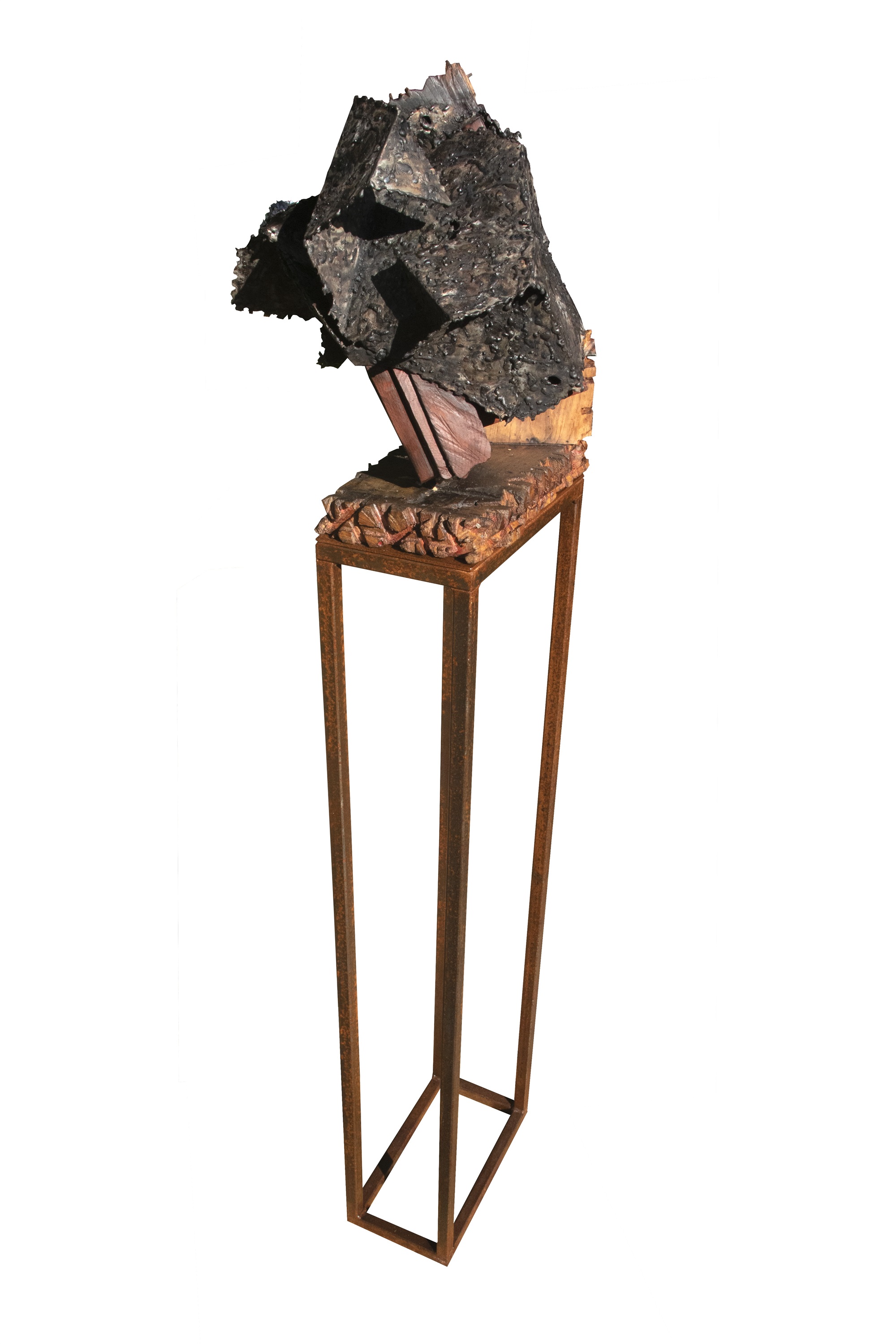 Confinamento, original Abstract Mixed Technique Sculpture by Miguel  Neves Oliveira