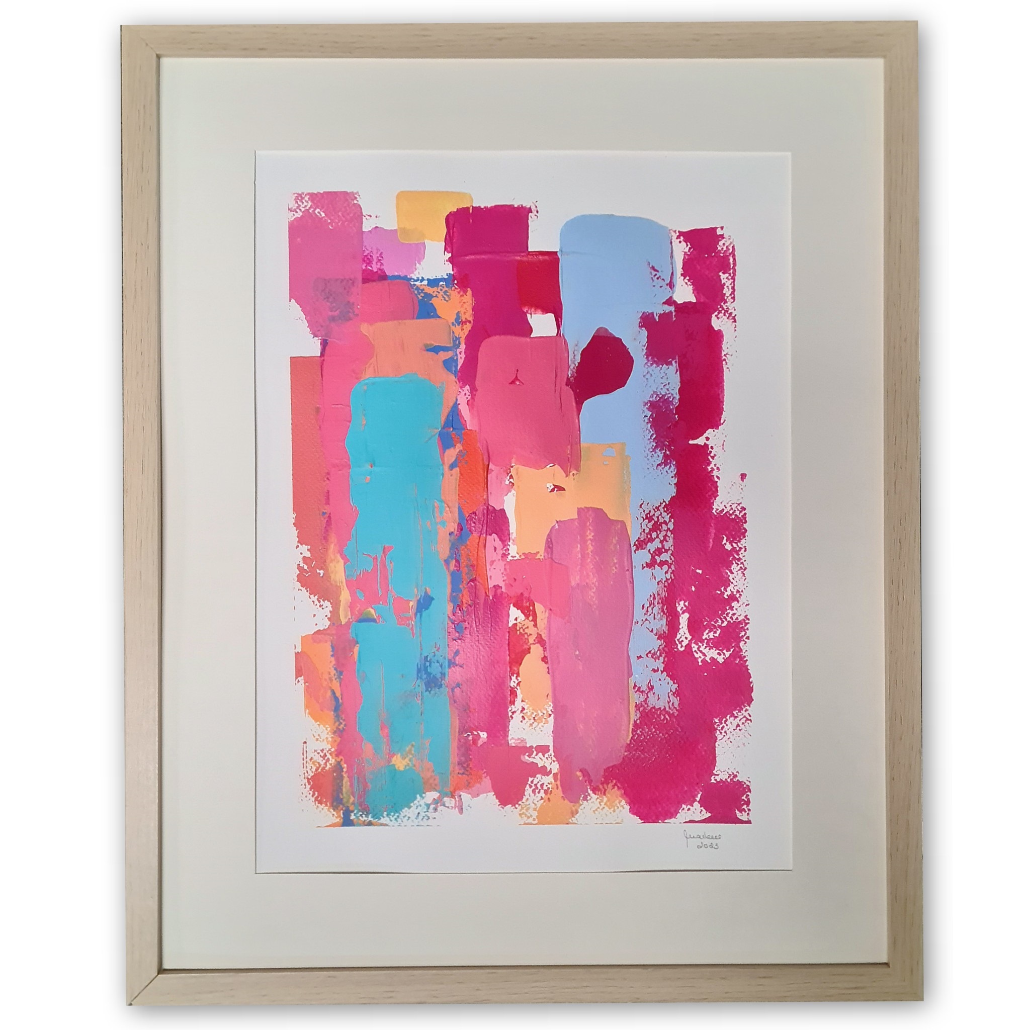 Resquícios n°6 Série III , original Portrait Acrylic Painting by Ana Marlene Lima