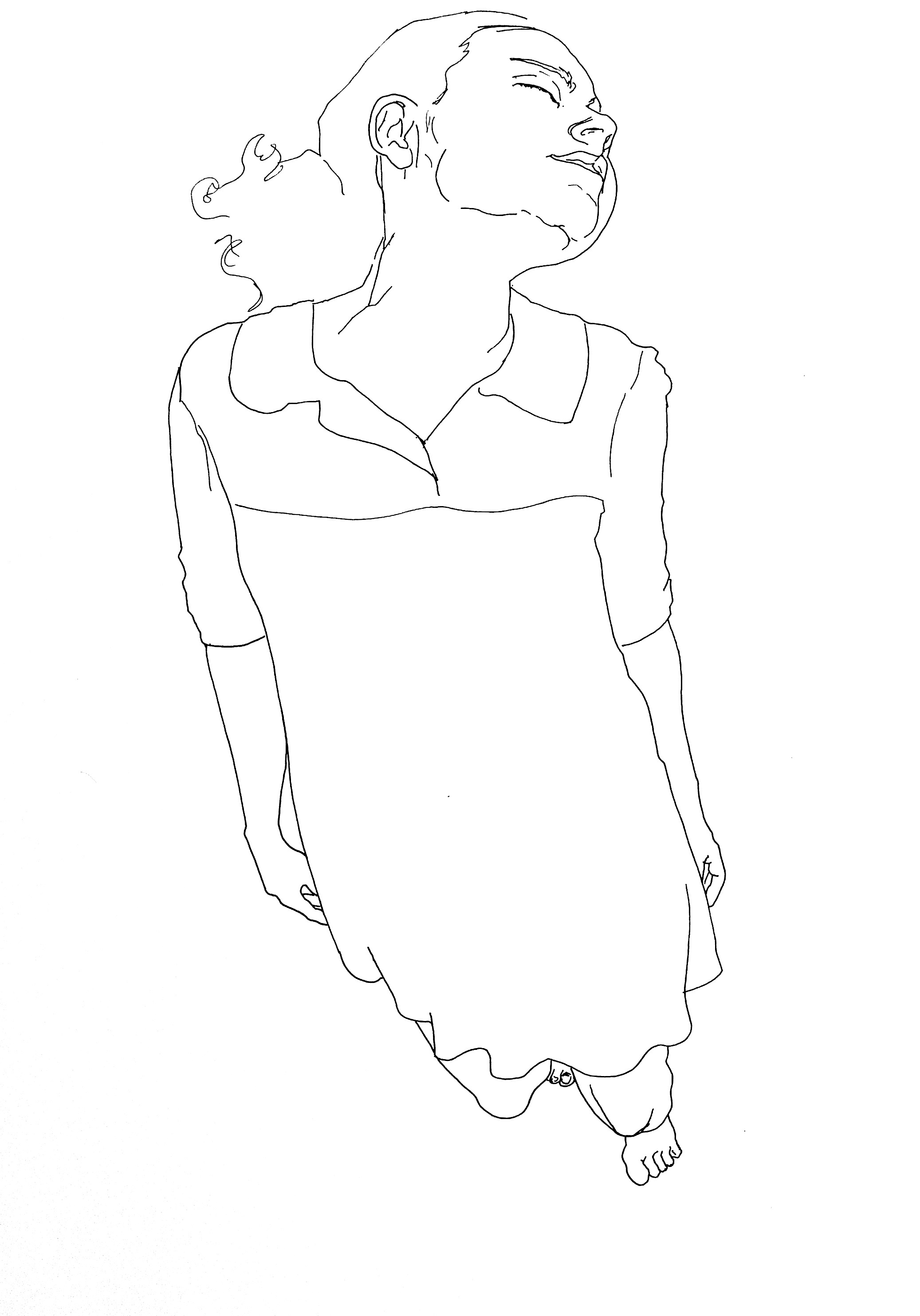 No Title drawing # O, original Cuerpo Tinta Dibujo e Ilustración de Cristina  Troufa