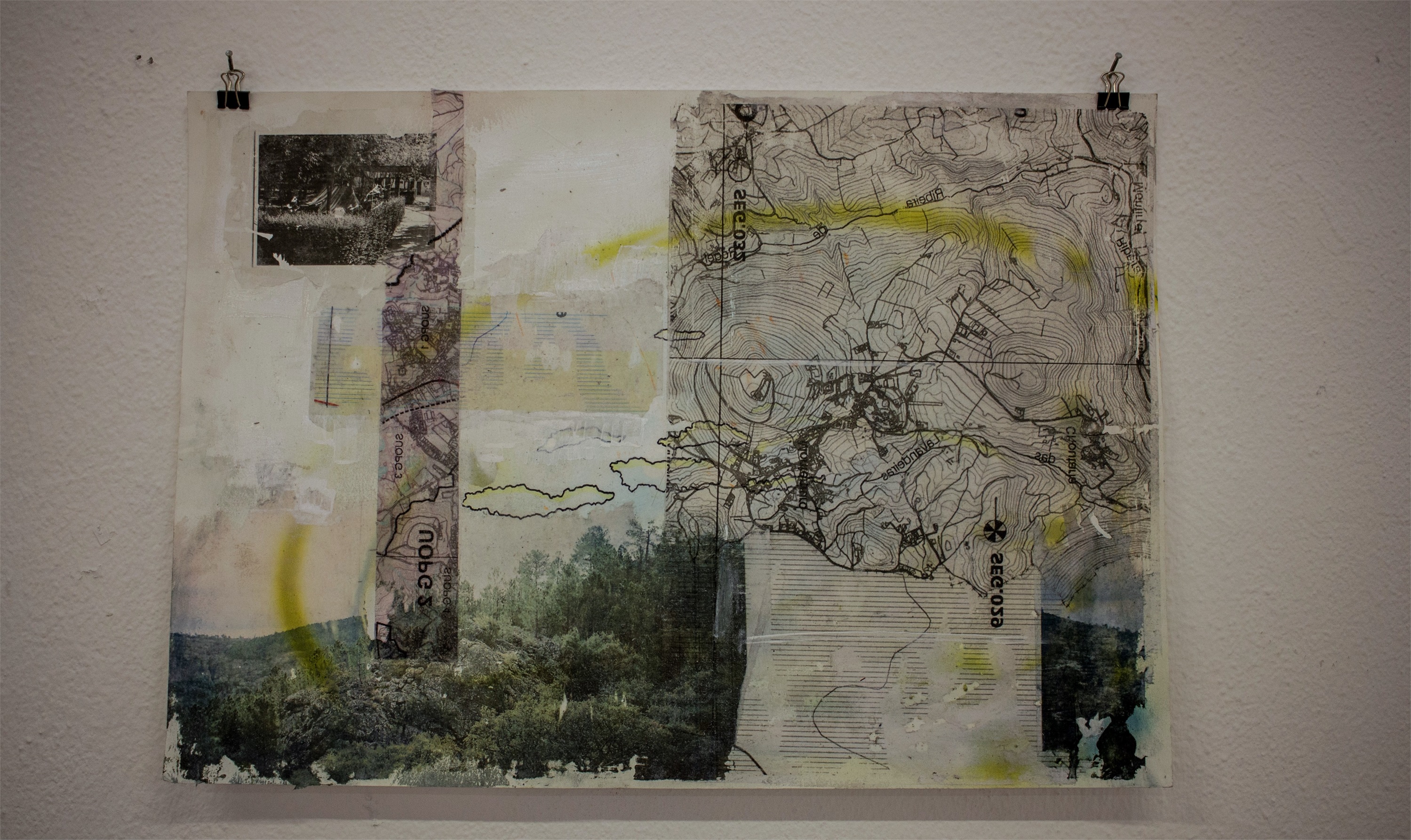 Sem título, original Abstract Mixed Technique Painting by Marco Pestana