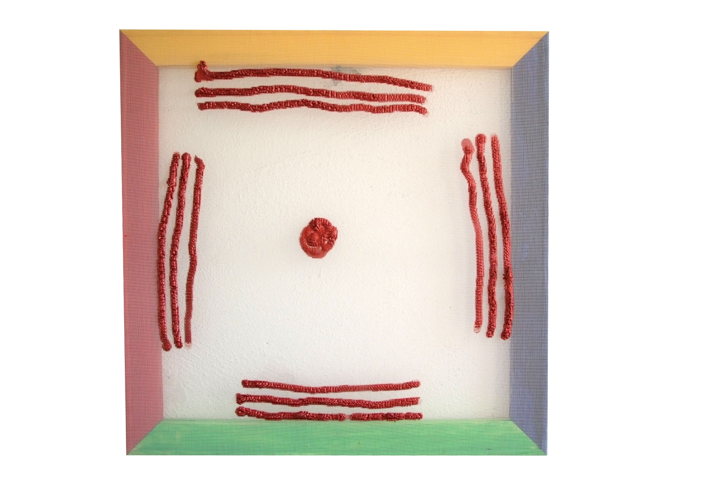 O que não foge, amarra-se., original Landscape Acrylic Painting by Alberto Rodrigues Marques