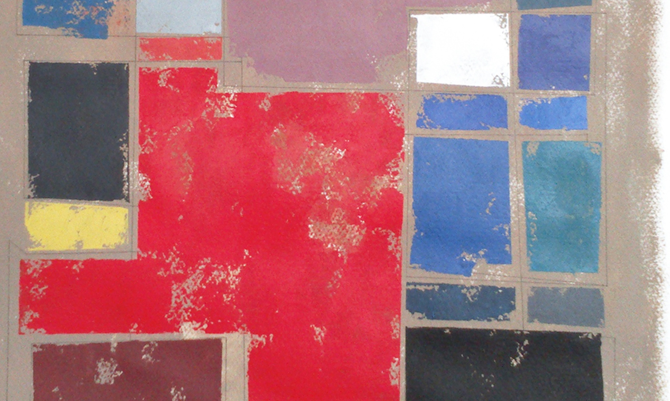 NG6, original Abstract Acrylic Painting by Luis Medina