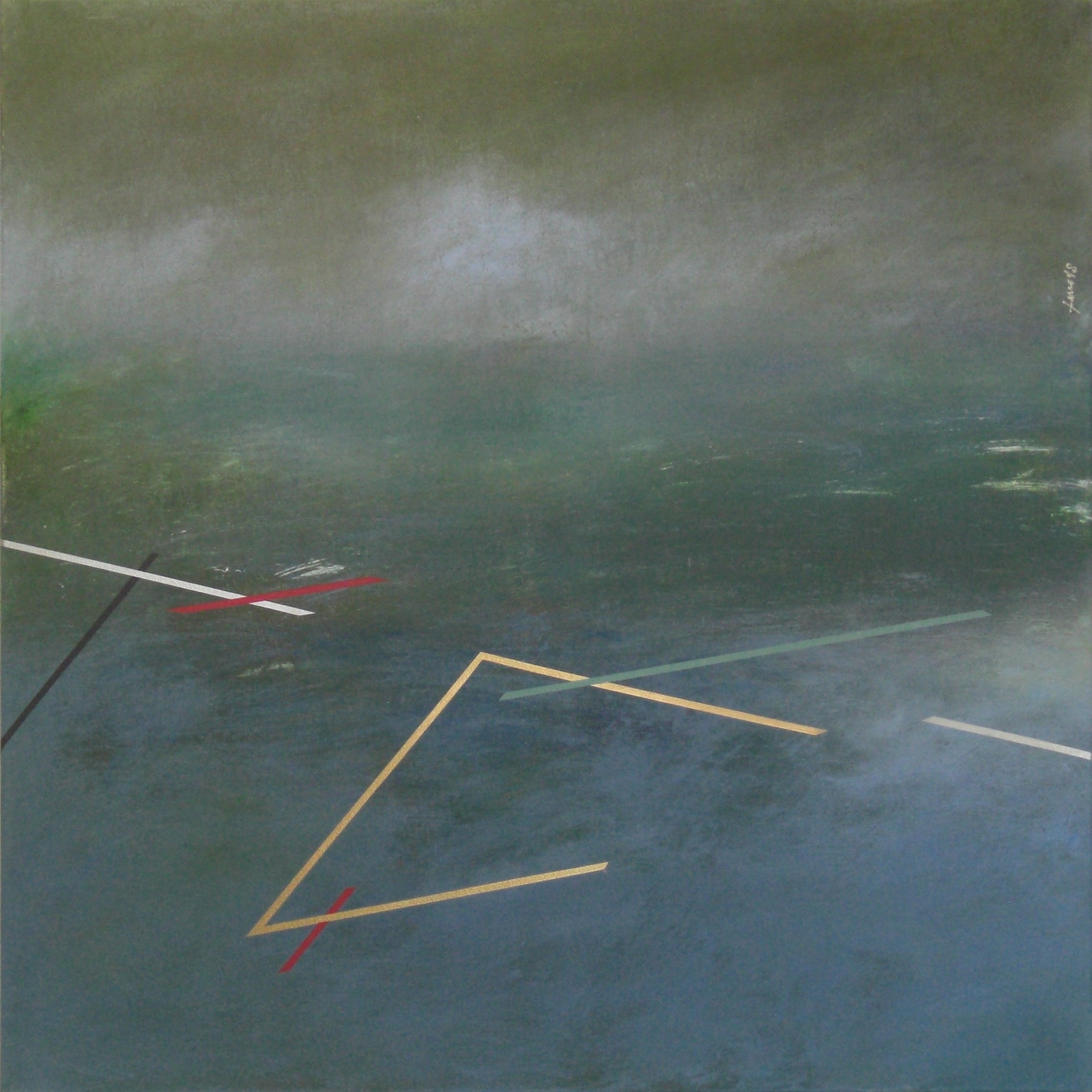 “Peregrinando XXII”, original Abstract Acrylic Painting by Francisco Ferro