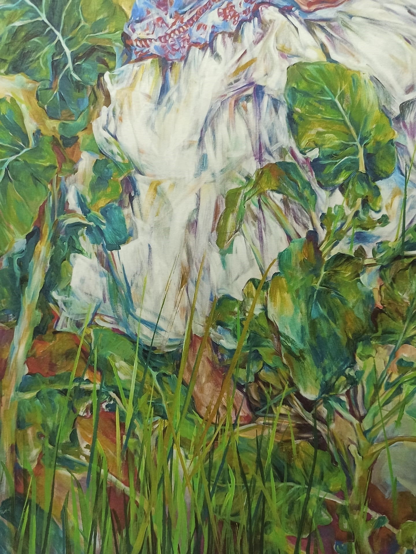 O Mundo não se fez para pensarmos nele, original Abstrait Impression Dessin et illustration par Elizabeth  Leite