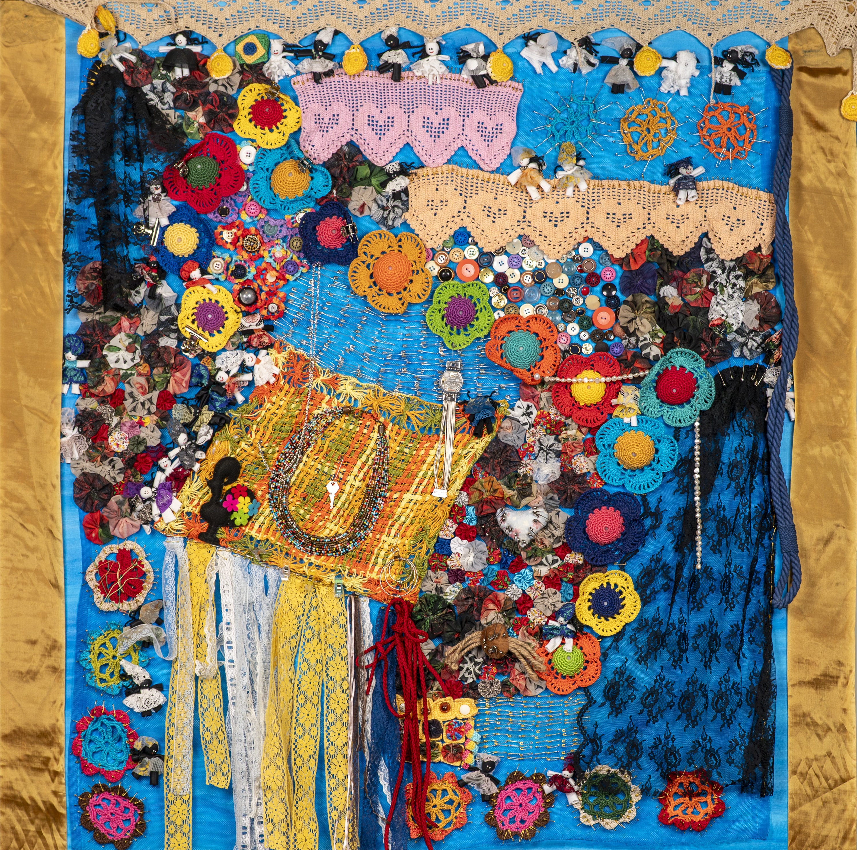 Senhora das Mudanças, original Animaux Technique mixte La peinture par Zélia Mendonça